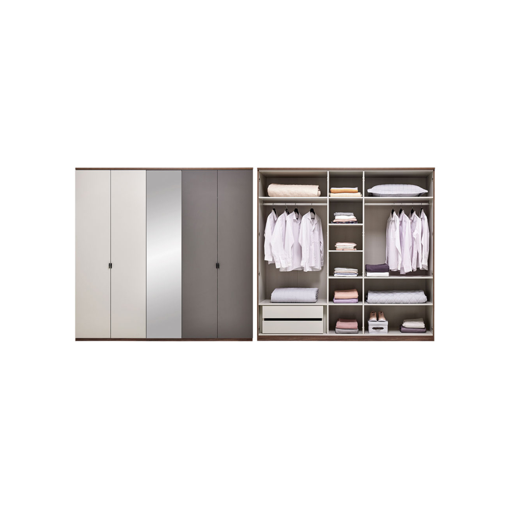 CORDELL - Wardrobe with 5 Doors