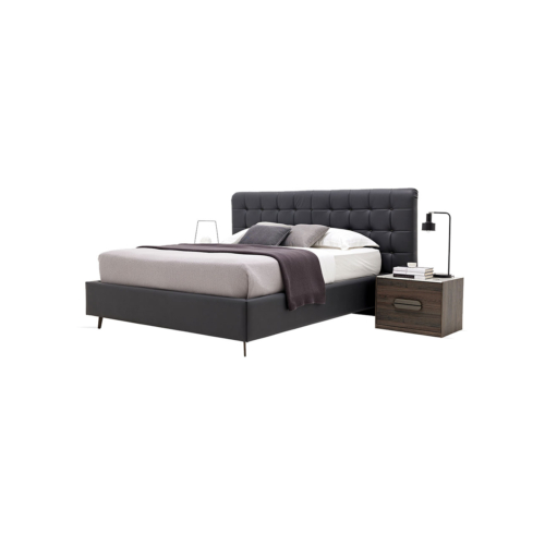 GIORNO - Bed with Steel Storage (160x200 cm)