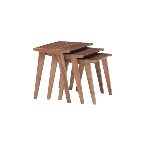 LORA - Walnut Nesting Table