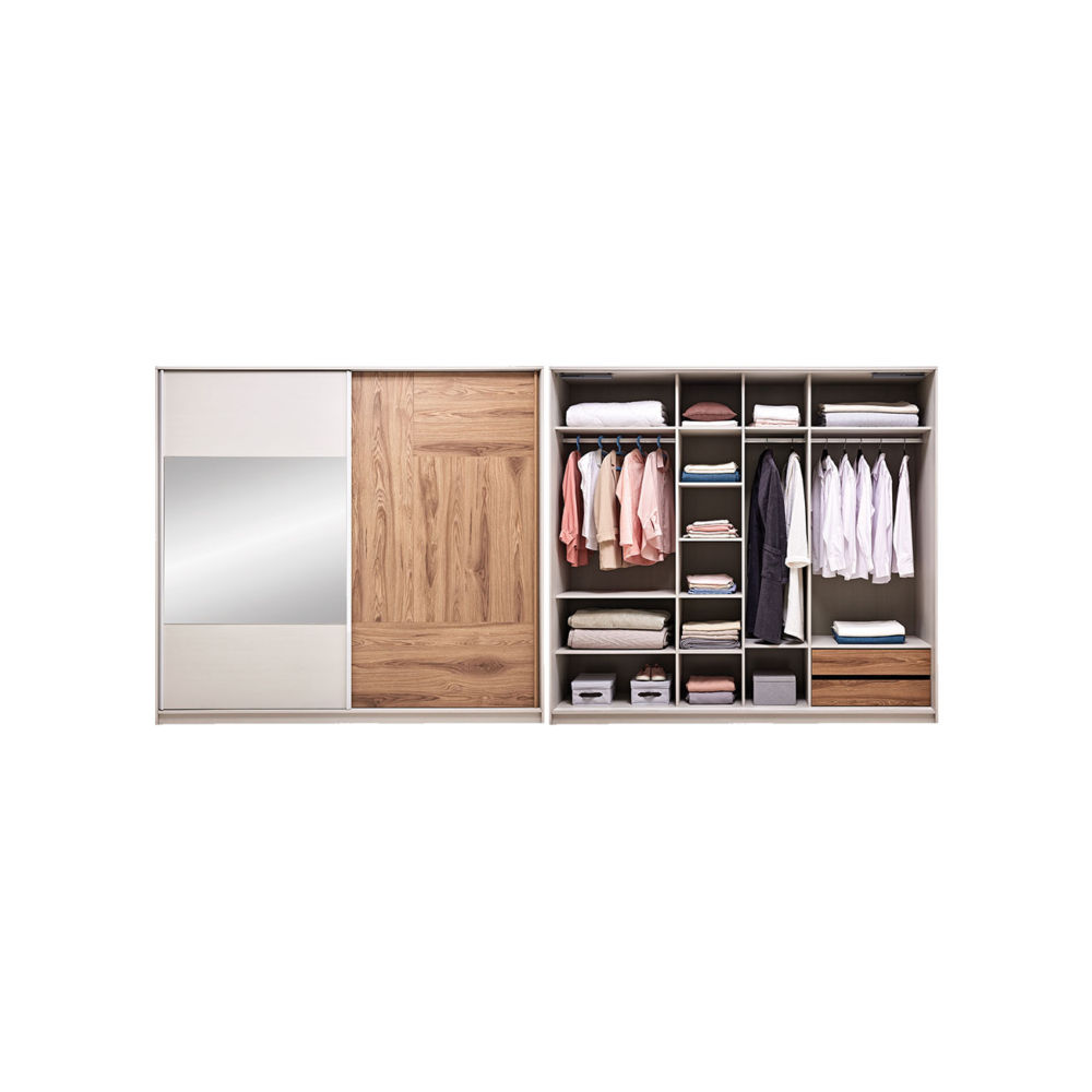 LORETO - Wardrobe with Sliding Doors (240 cm)