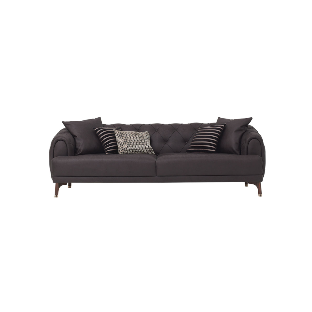 NAVONA - 3-er Sitz Sofa (Leder)