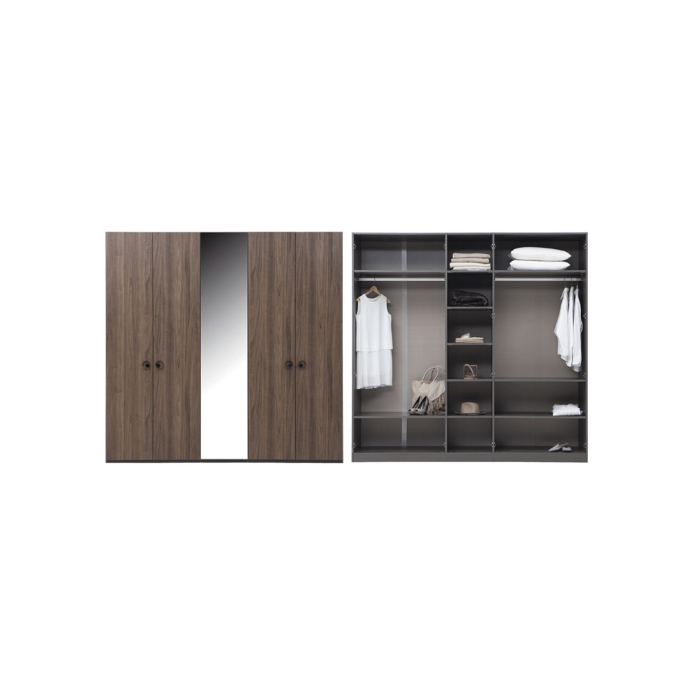 ROSA - Wardrobe With 5 Doors