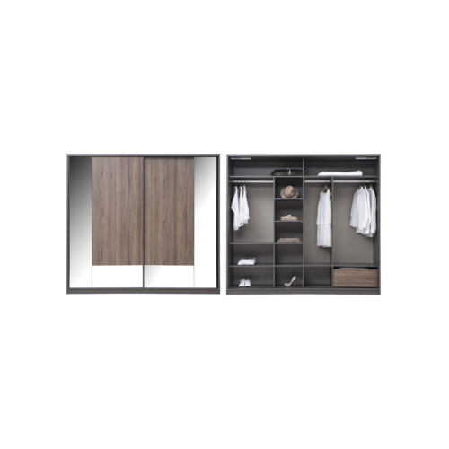 ROSA - Wardrobe with sliding doors (240 cm)